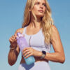 Спортивна мотиваційна пляшка для води Nordvik AuraFlow 1000 мл матова з трубочкою