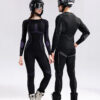 Термобілизна жіноча Nordvik StormGuard Black-Violet комплект
