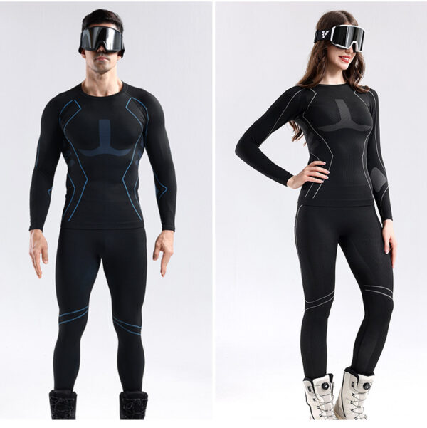 Термобілизна жіноча Nordvik StormGuard Black-Grey комплект