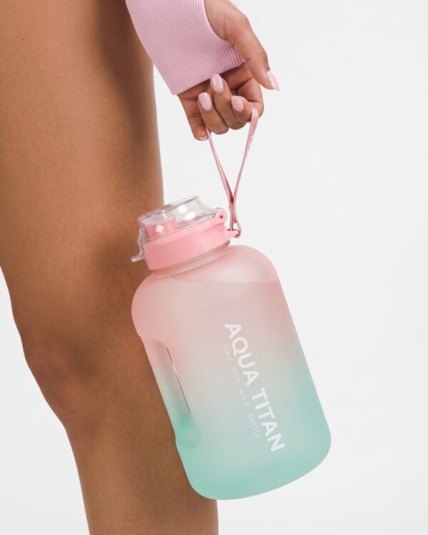 Спортивна пляшка для води Nordvik HydroPulse Gradient 1.7 л термостійка з трубочкою