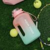 Спортивна пляшка для води Nordvik HydroPulse Gradient 1.7 л термостійка з трубочкою