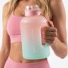 Спортивна пляшка для води Nordvik HydroPulse Gradient 1.7 л термостійка з трубочкою