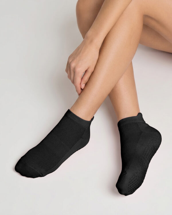 Шкарпетки Nordvik AirFlow Grip — чорні