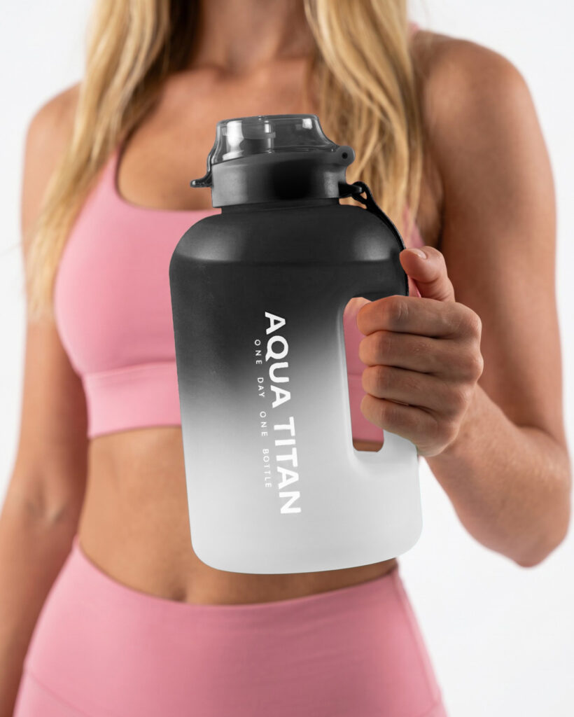 Спортивна пляшка для води Nordvik HydroPulse Gradient 1.7 л термостійка з трубочкою