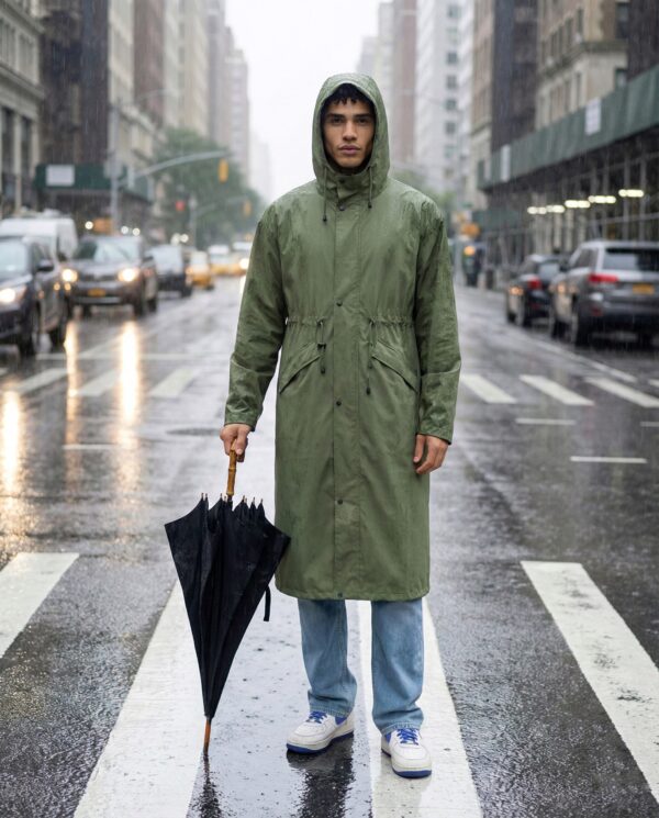 Плащ Nordvik Urban Storm — чорний