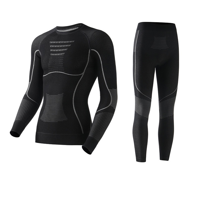 Термобілизна чоловіча Nordvik ArcticSkin Merino Ultra Black комплект з вовною меріноса