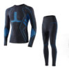Термобілизна чоловіча Nordvik StormGuard Black-Blue комплект