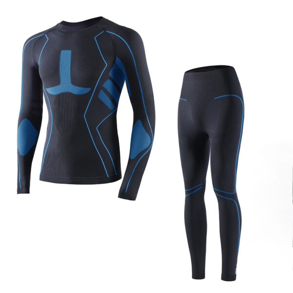 Термобілизна чоловіча Nordvik StormGuard Black-Blue комплект