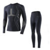 Термобілизна чоловіча Nordvik StormGuard Black-Grey комплект