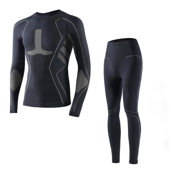 Термобілизна чоловіча Nordvik StormGuard Black-Grey комплект