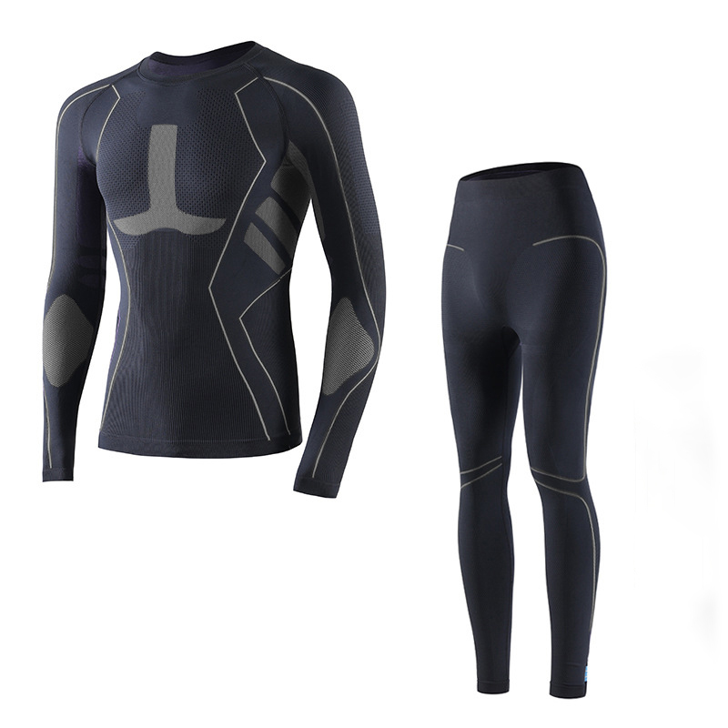 Термобілизна чоловіча Nordvik StormGuard Black-Grey комплект