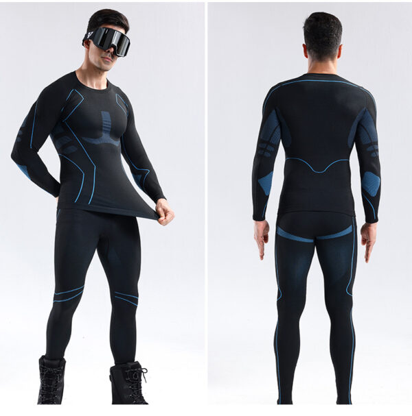 Термобілизна чоловіча Nordvik StormGuard Black-Grey комплект