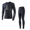 Термобілизна жіноча Nordvik StormGuard Black-Grey комплект