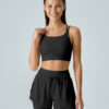Шорти Nordvik AuraStride Double-Waist — чорні